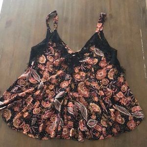 Free People Cute Lace Top
